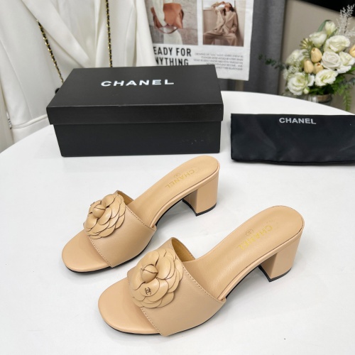 Chanel Slippers For Women #1259060 $85.00 USD, Wholesale Replica Chanel Slippers