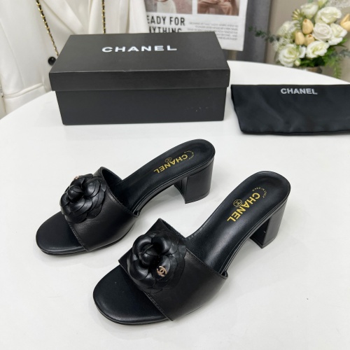 Chanel Slippers For Women #1259061 $85.00 USD, Wholesale Replica Chanel Slippers