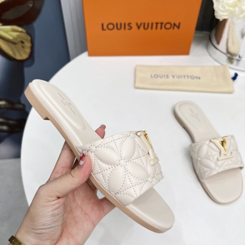 Replica Louis Vuitton Slippers For Women #1259063 $85.00 USD for Wholesale