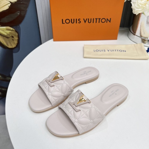 Louis Vuitton Slippers For Women #1259064 $85.00 USD, Wholesale Replica Louis Vuitton Slippers