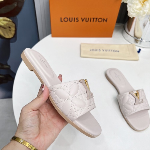 Replica Louis Vuitton Slippers For Women #1259064 $85.00 USD for Wholesale