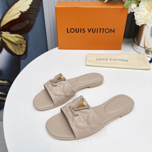 Louis Vuitton Slippers For Women #1259065 $85.00 USD, Wholesale Replica Louis Vuitton Slippers