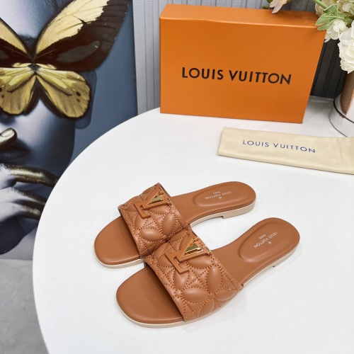 Louis Vuitton Slippers For Women #1259067 $85.00 USD, Wholesale Replica Louis Vuitton Slippers