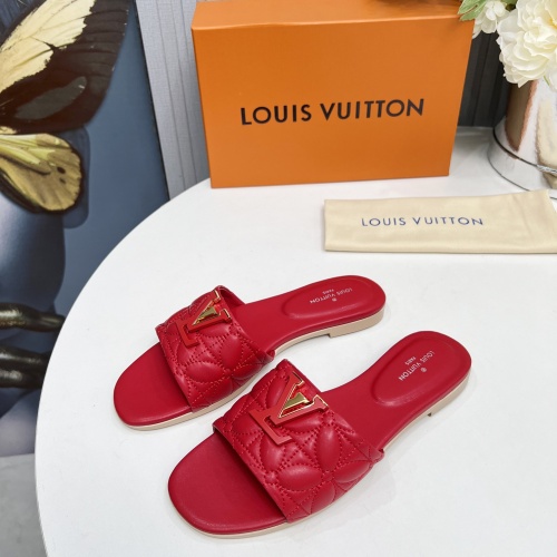 Louis Vuitton Slippers For Women #1259070 $85.00 USD, Wholesale Replica Louis Vuitton Slippers