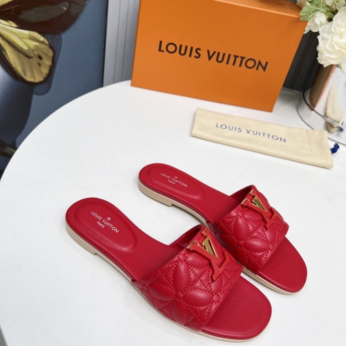 Replica Louis Vuitton Slippers For Women #1259070 $85.00 USD for Wholesale