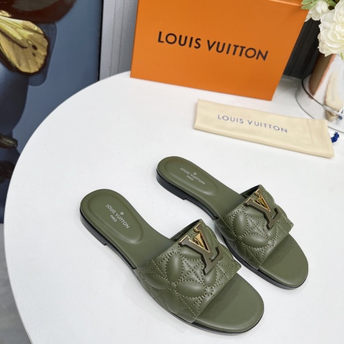 Replica Louis Vuitton Slippers For Women #1259071 $85.00 USD for Wholesale