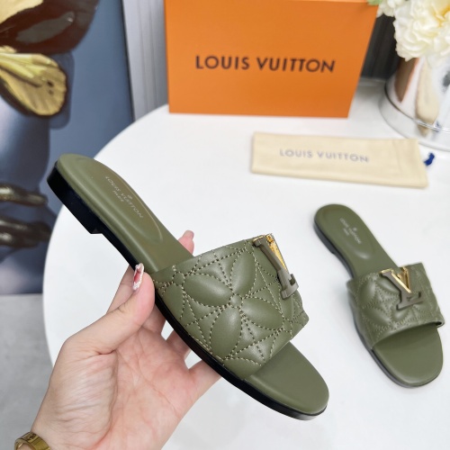 Replica Louis Vuitton Slippers For Women #1259071 $85.00 USD for Wholesale