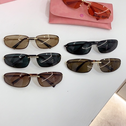 Replica MIU MIU AAA Quality Sunglasses #1259073 $60.00 USD for Wholesale