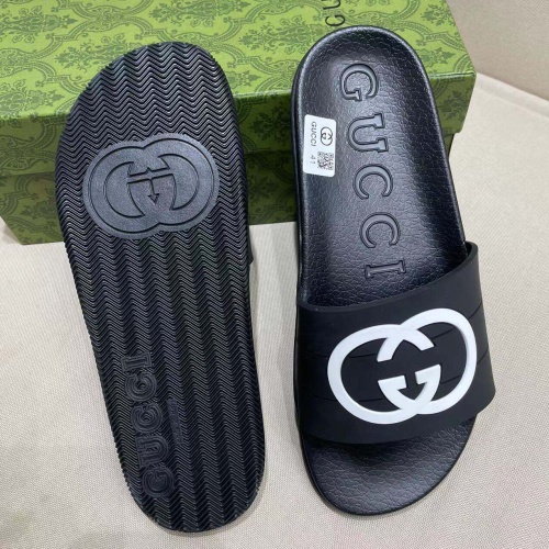 Replica Gucci Slippers For Women #1259094 $56.00 USD for Wholesale