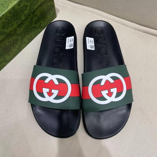 Replica Gucci Slippers For Men #1259102 $56.00 USD for Wholesale