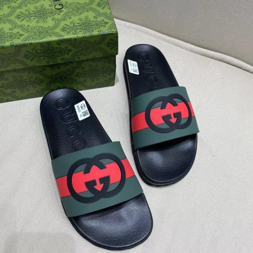 Replica Gucci Slippers For Men #1259104 $56.00 USD for Wholesale