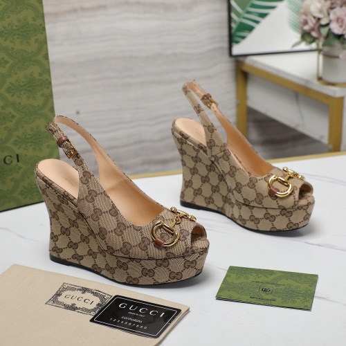 Replica Gucci Sandal For Women #1259107 $125.00 USD for Wholesale