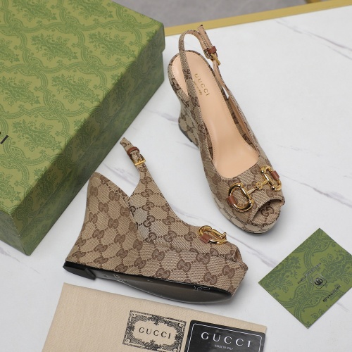 Replica Gucci Sandal For Women #1259107 $125.00 USD for Wholesale