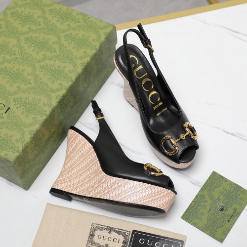 Replica Gucci Sandal For Women #1259111 $125.00 USD for Wholesale