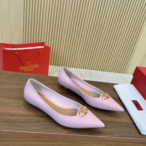 Valentino Flat Shoes For Women #1259152 $102.00 USD, Wholesale Replica Valentino Flat Shoes