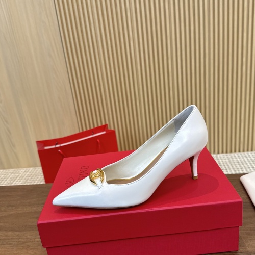 Replica Valentino High-Heeled Shoes For Women #1259169 $102.00 USD for Wholesale