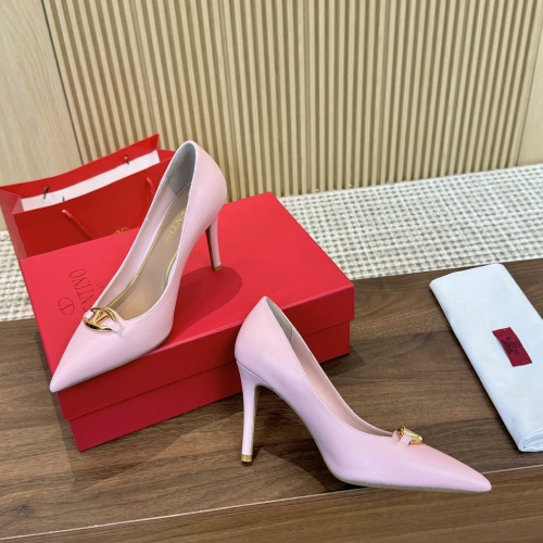 Valentino High-Heeled Shoes For Women #1259172 $102.00 USD, Wholesale Replica Valentino High-Heeled Shoes