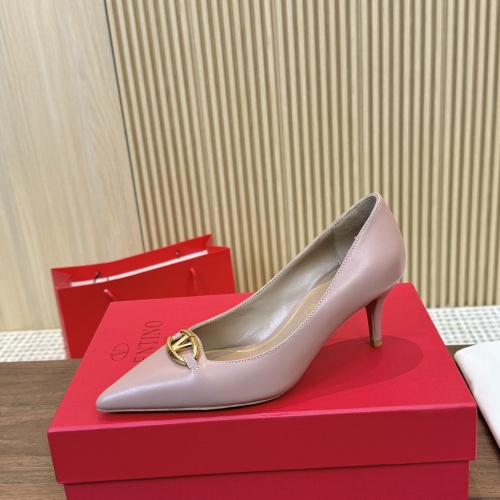 Replica Valentino High-Heeled Shoes For Women #1259173 $102.00 USD for Wholesale