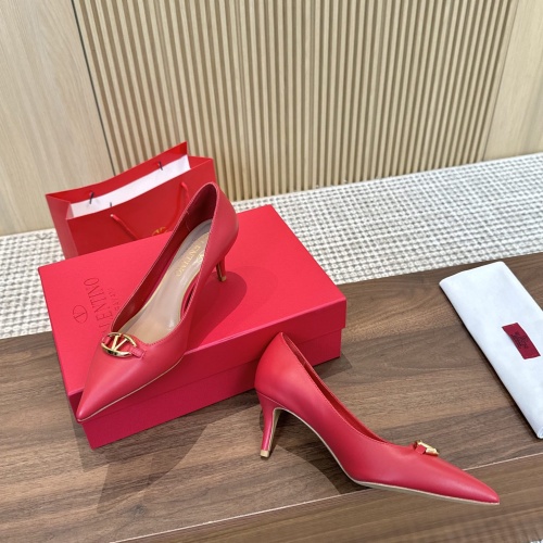 Valentino High-Heeled Shoes For Women #1259175 $102.00 USD, Wholesale Replica Valentino High-Heeled Shoes