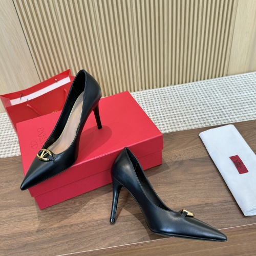 Valentino High-Heeled Shoes For Women #1259178 $102.00 USD, Wholesale Replica Valentino High-Heeled Shoes