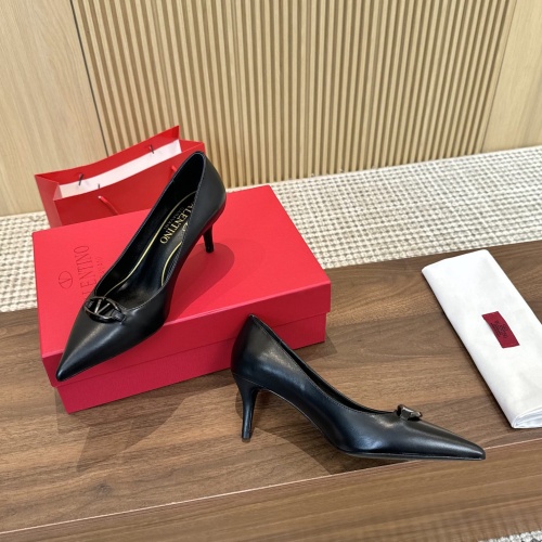 Valentino High-Heeled Shoes For Women #1259179 $102.00 USD, Wholesale Replica Valentino High-Heeled Shoes