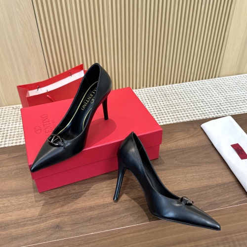 Valentino High-Heeled Shoes For Women #1259180 $102.00 USD, Wholesale Replica Valentino High-Heeled Shoes