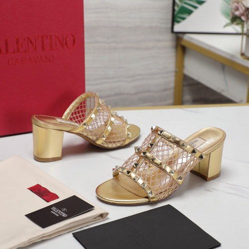 Replica Valentino Slippers For Women #1259182 $102.00 USD for Wholesale