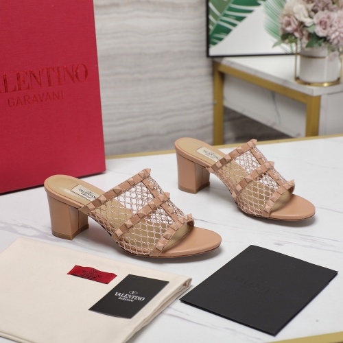 Replica Valentino Slippers For Women #1259184 $102.00 USD for Wholesale