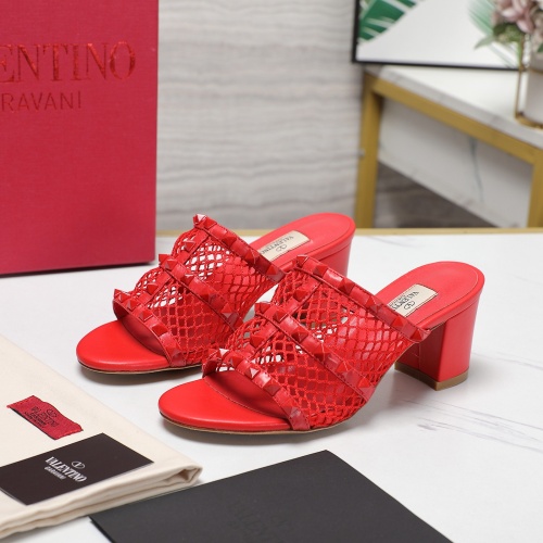 Valentino Slippers For Women #1259185 $102.00 USD, Wholesale Replica Valentino Slippers