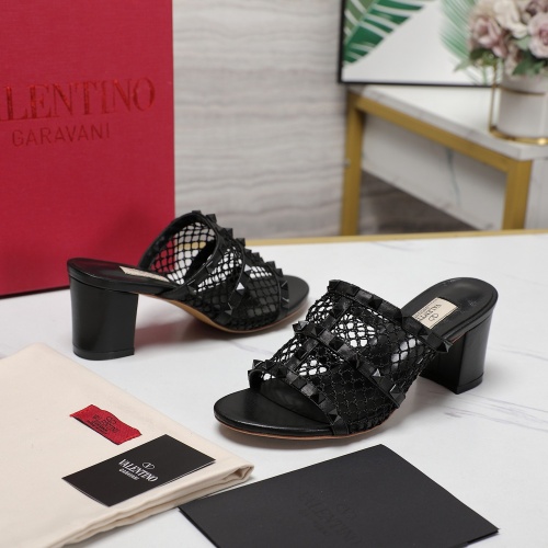 Replica Valentino Slippers For Women #1259186 $102.00 USD for Wholesale