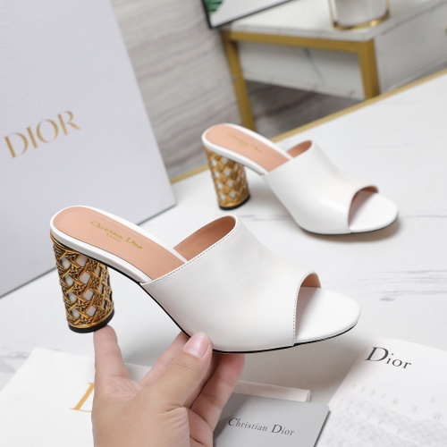 Replica Christian Dior Slippers For Women #1259187 $108.00 USD for Wholesale