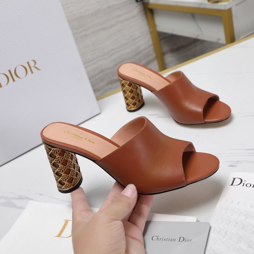 Replica Christian Dior Slippers For Women #1259188 $108.00 USD for Wholesale