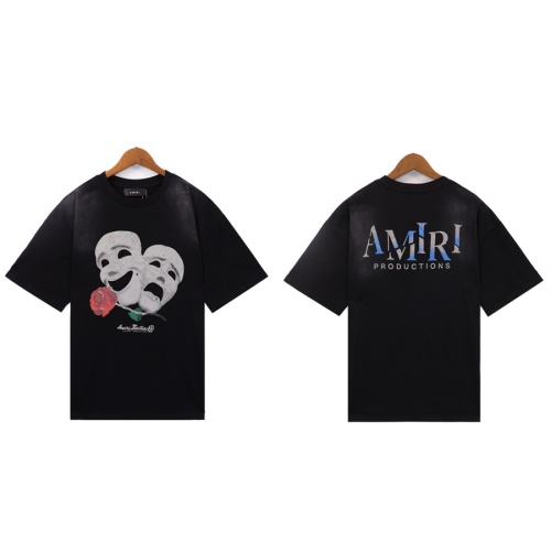 Amiri T-Shirts Short Sleeved For Unisex #1259198 $36.00 USD, Wholesale Replica Amiri T-Shirts