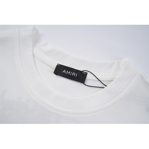 Replica Amiri T-Shirts Short Sleeved For Unisex #1259199 $34.00 USD for Wholesale