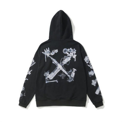 Off-White Hoodies Long Sleeved For Unisex #1259222 $48.00 USD, Wholesale Replica Off-White Hoodies