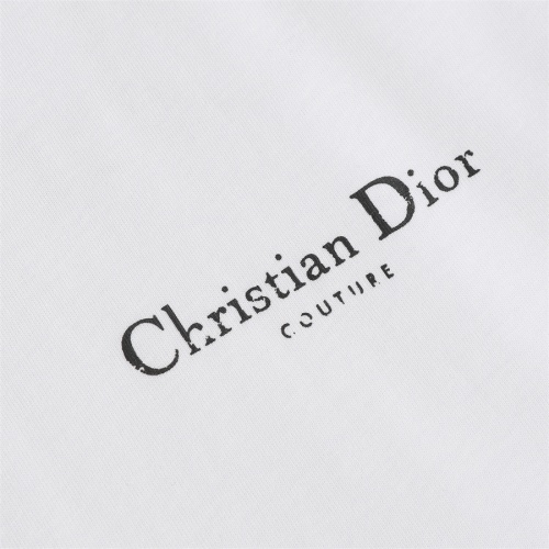 Replica Christian Dior T-Shirts Long Sleeved For Men #1259228 $40.00 USD for Wholesale