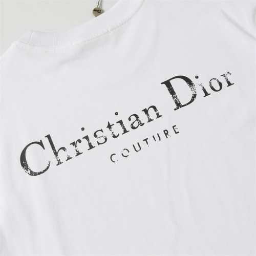 Replica Christian Dior T-Shirts Long Sleeved For Men #1259228 $40.00 USD for Wholesale