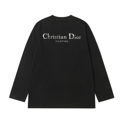 Replica Christian Dior T-Shirts Long Sleeved For Men #1259229 $40.00 USD for Wholesale