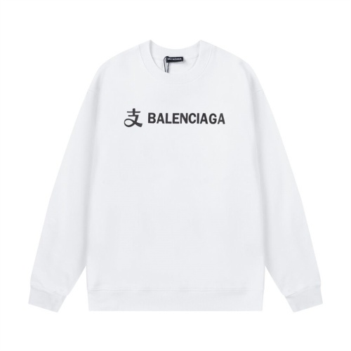 Balenciaga Hoodies Long Sleeved For Unisex #1259259 $56.00 USD, Wholesale Replica Balenciaga Hoodies