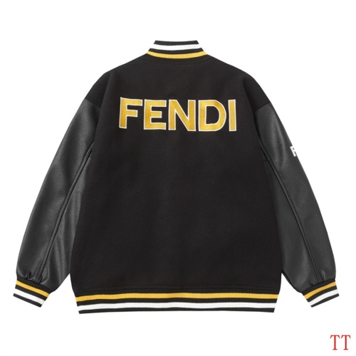 Replica Fendi Jackets Long Sleeved For Men #1259318 $85.00 USD for Wholesale