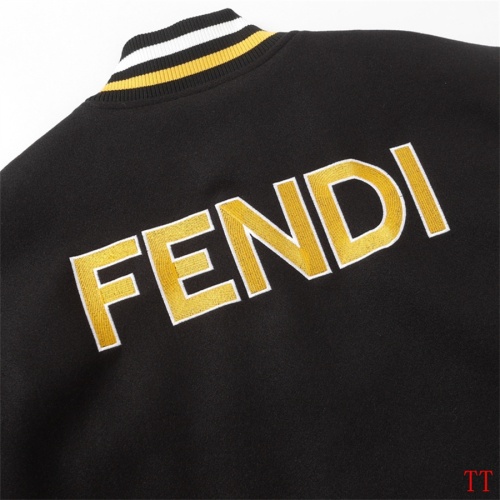 Replica Fendi Jackets Long Sleeved For Men #1259318 $85.00 USD for Wholesale