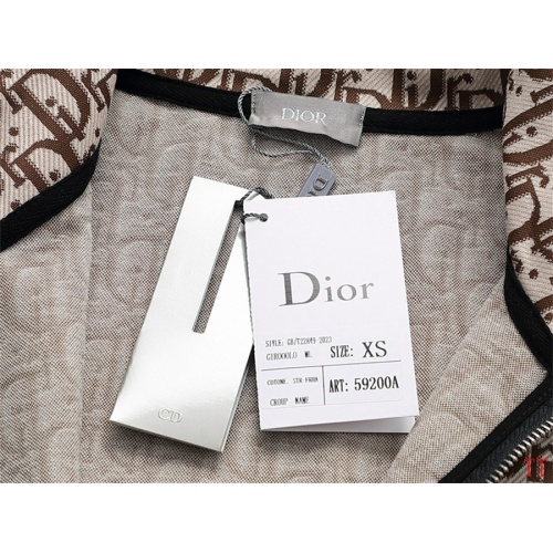 Replica Christian Dior Jackets Long Sleeved For Unisex #1259378 $68.00 USD for Wholesale