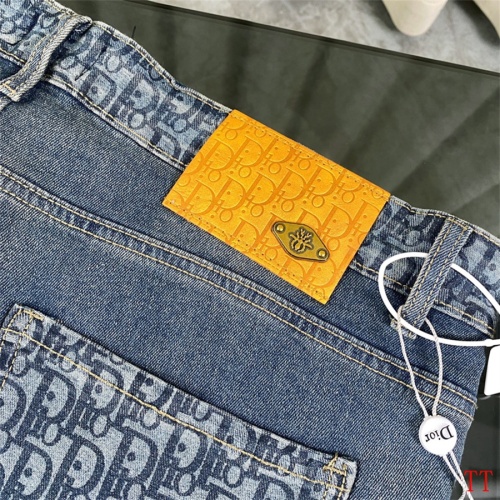 Replica Christian Dior Jeans For Unisex #1259381 $60.00 USD for Wholesale