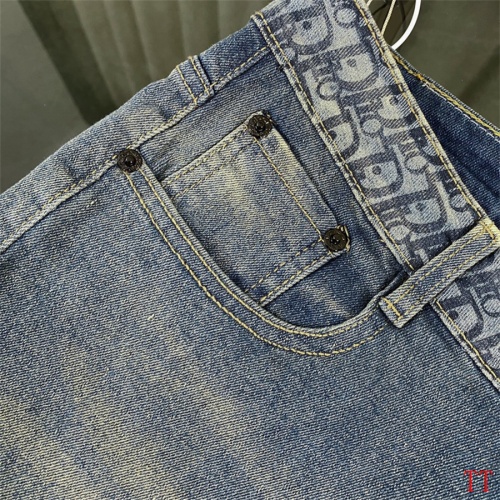 Replica Christian Dior Jeans For Unisex #1259381 $60.00 USD for Wholesale