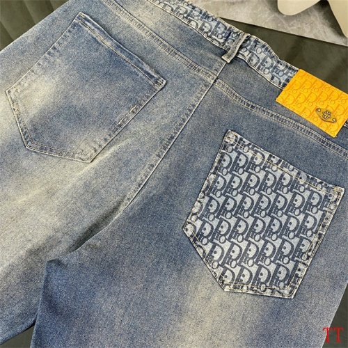 Replica Christian Dior Jeans For Unisex #1259381 $60.00 USD for Wholesale