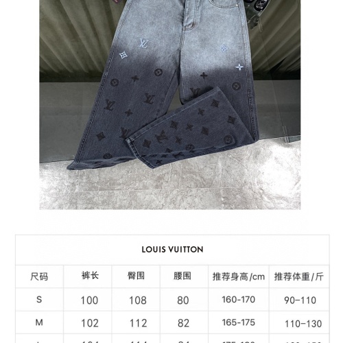 Replica Louis Vuitton LV Jeans For Unisex #1259383 $76.00 USD for Wholesale