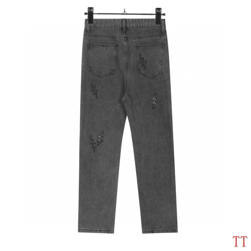 Replica Chrome Hearts Jeans For Men #1259387 $48.00 USD for Wholesale