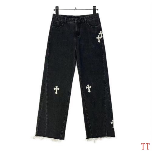 Chrome Hearts Jeans For Men #1259389 $48.00 USD, Wholesale Replica Chrome Hearts Jeans