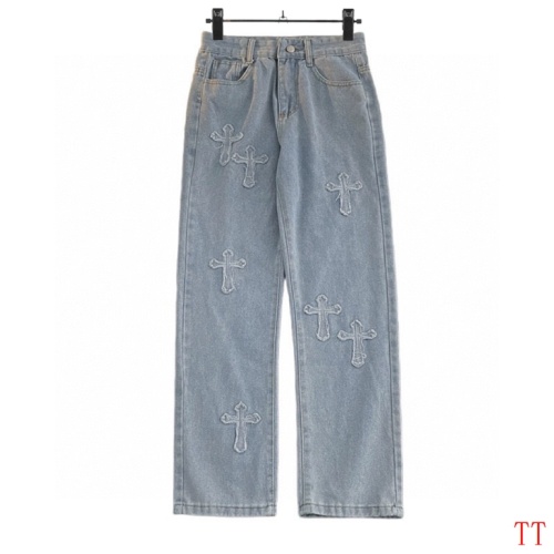 Chrome Hearts Jeans For Men #1259390 $45.00 USD, Wholesale Replica Chrome Hearts Jeans