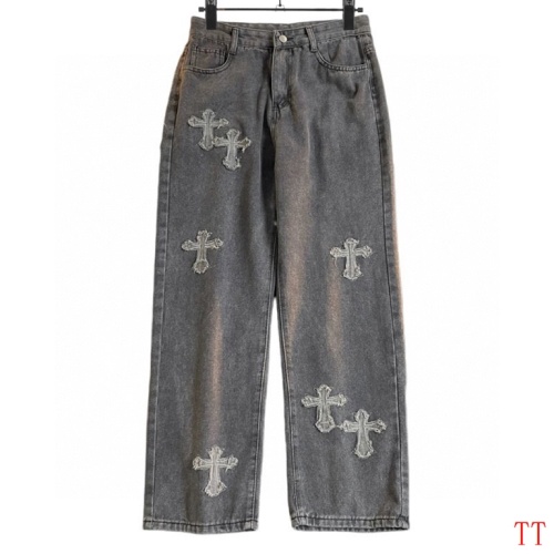 Chrome Hearts Jeans For Men #1259391 $45.00 USD, Wholesale Replica Chrome Hearts Jeans